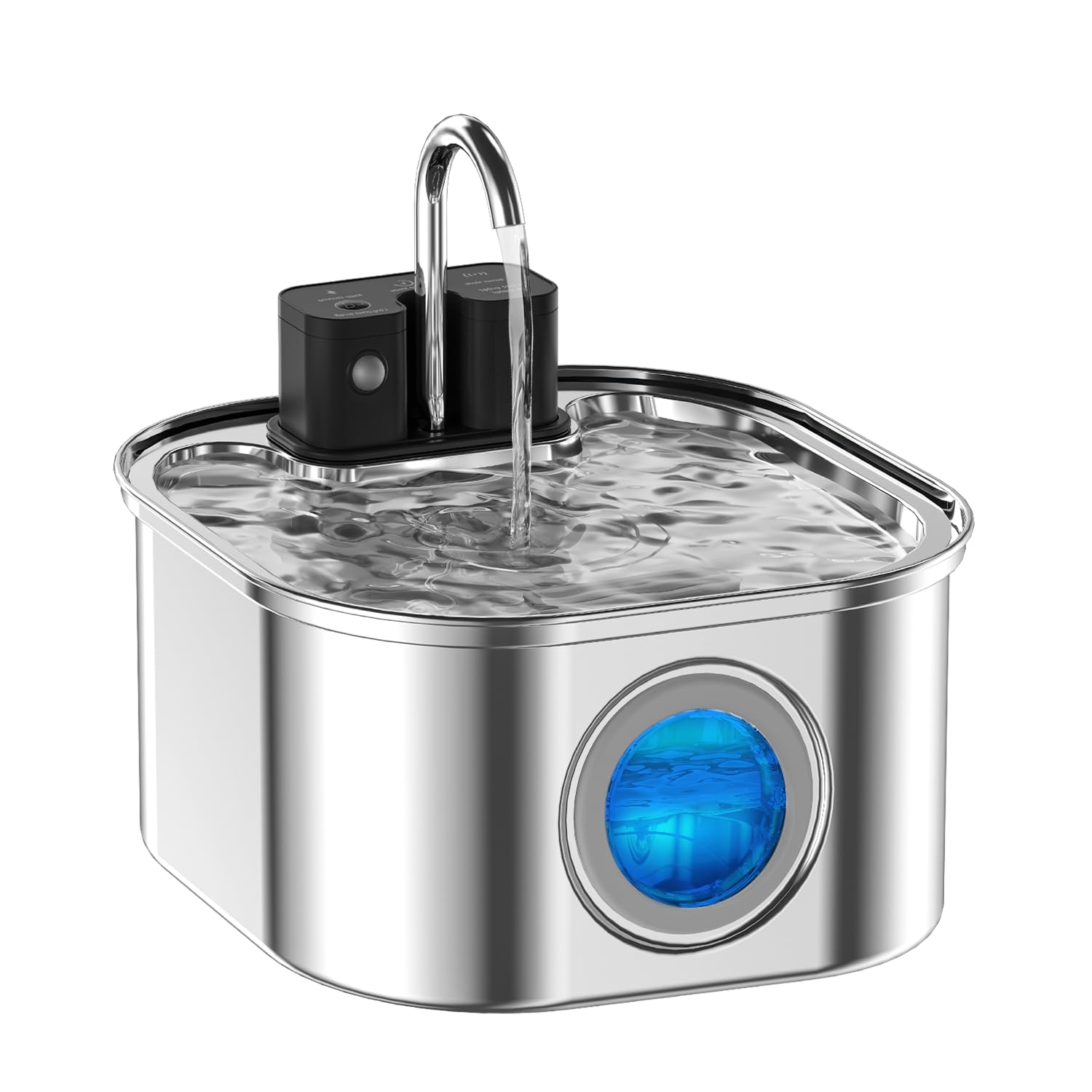 Amazon.com : NautyPaws Cat Water Fountain Wireless,Stainless Steel